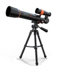 Telescopio astronomico per bambini con accessori - ingrandimento 60x, nero