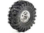 Pro-Line koleso 1:30 s pneumatikou Baja Pro X, disk chrómový (4): Axial SCX30