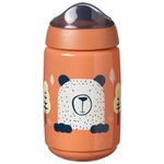 Superstar netečúci hrnček s náustkom, 390ml, 12m +, červená