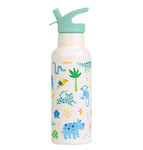 A Little Lovely Company - Edelstahl-Trinkflasche, 500 ml - Dschungel
