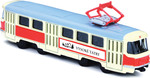 Tram retrò in metallo 16 cm Alti Tatra