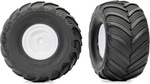 Traxxas koleso 2.0/3.0", disk biely, pneu Terra Groove (2)