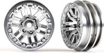 Traxxas disk 1.0" twin-spoke polomatný chróm (2)
