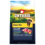 Krmivo Ontario Puppy Mini Lamb &amp; Brown Rice 0,75kg