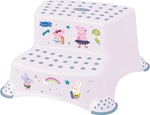 Dvojstupínek k WC/umyvadlu "Peppa", bílá