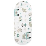 Bavlnené prestieradlo do kočíka New Baby Safari II 35x75 cm