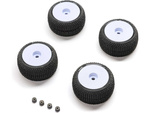 Pro-Line koleso s pneu Blockade, disk biely (4): Micro-T