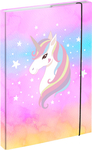 BAAGL Dosky na školské zošity A4 Rainbow Unicorn