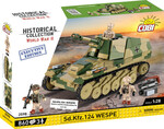 Cobi II WW Sd. Kfz. 124 WESPE 10,5 cm Leichte Feldhaubitze 18, 1:28, 855 k, 3 f
