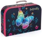 Detský lamino kufrík - 34 cm - motýľ