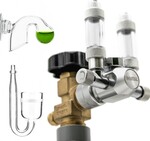 CO2-Set Standard DUO ohne automatische Abschaltung mit 2,1l Flasche und Zubehör