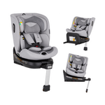 PETITE&amp;MARS Столче за кола Twistguard Pro i-Size Gentle Grey Air 40-150 cm(0-36 kg)