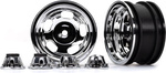 Traxxas disk 2.2" chrómovaný s pokrievkami (2) (pre #8255A)
