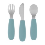 PETITE&amp;MARS Sada príborov s nerezovej ocele Take&amp;Match Frosted Sky 12m+