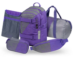 BAAGL SET 5 Skate Dual: Rucksack, Federmäppchen, Sporttasche, Gürteltasche, Laptop-Hülle GRS