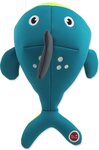 Hračka Dog Fantasy Water Float veľryba pískacia a plávajúca tyrkysová 28cm