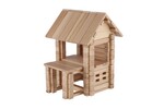 Bausatz Holzhaus 102 Teile in Schachtel 28x18x7cm