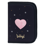 BAAGL Astuccio scolastico a un piano Unicorn Gold