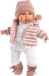 Llorens 42406 BABY JULIA - realistická bábika so zvukmi a mäkkým látkovým telom - 42 cm