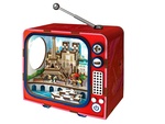 Kit de construction en bois Paris avec lumière, 98 pcs | Woodworks