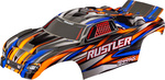 Carrocería Traxxas Rustler naranja (sin clips)