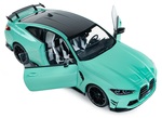 1:18 BMW M4 PERFORMANCE PARTS SOLIDO WORKS TURQUOISE