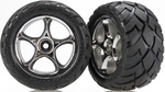 Traxxas 2,2 "Fahrrad, Tracer Chrome Disc, Anaconda-Reifen (2) (hinten)