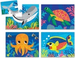 Mudpuppy Puzzle Oceán sada 4 v 1