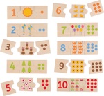 Bigjigs Toys Edukatívne puzzle počítanie