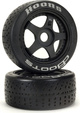 Arrma koleso s pneu 2.9" dBoots Hoons 42/100 strieborné (2)