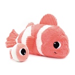PTIPOTOS Plüschfisch Bigou orange - Mama mit Baby