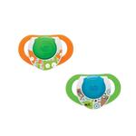 CHICCO Schnuller Physio Kautschuk fluoreszierend 12m+ 2 Stk