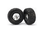 Traxxas koleso 2.2/3.0", disk SCT Split-Spoke saténový-čierny, pneu Kumho (2) (2WD predné)