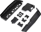 TLR Batteriebett, Halterung für Zentraldifferential, Servobett: 8XE 2.0