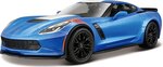 Maisto - 2017 Corvette Grand Sport, metal modrá, 1:24