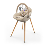 KINDERKRAFT Jedálenská stolička a lehátko Fini Up 2v1 Beige