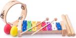 Woody Musical Set (Xylophon, Tamburin, Brennholz, 2 Maracas-Eier)