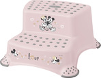 Dvojstupienok k WC/umývadlu "Minnie", Ružová