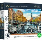 Trefl Prime puzzle 1000 UFT - Potulky: Jeseň v Amsterdame, Holandsko