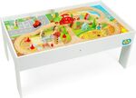 Bigjigs Rail Tren de lemn și masă
