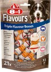 Pochúťka 8in1 Triple Flavour kosť žuvacia XS 21ks