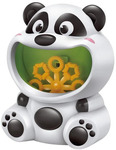 Bubble Fun Stroj na bubliny Panda s náplní 118 ml