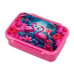 BAAGL Brotdose mit Fächern Flamingo