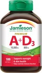 Jamieson Vitamina A y D Premium 10000 UI / 800 UI 100 cápsulas