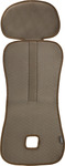 Priedušná podložka do autosedačky Breeze sk. 2/3, Toffee Brown