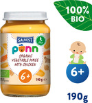 Salvest PONN BIO Kuracie mäso so zeleninovým pyré (190 g)