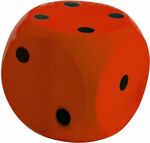 Androni Kocka mäkká - veľkosť 16 cm, červená