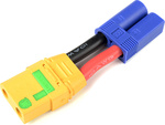 Konverzný kábel EC5 prístroj - XT-90 Anti-Spark batéria 10AWG