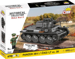 Cobi 2666 World War II Panzer 38(t)/ČKD LT vz. 38, 2v1, 1:28, 705 k, 1 f