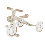 Globber detské odrážadlo trojkolesové - Learning Trike 2in1 PLUS Ecologic Coconut
